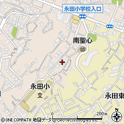 神奈川県横浜市南区永田北2丁目4周辺の地図