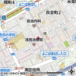 クレセント横浜橋周辺の地図