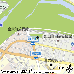 旭田公園周辺の地図