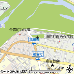 旭田町児童遊園地周辺の地図