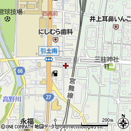 京都府舞鶴市引土112周辺の地図
