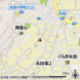 ブルーグレイス永田東１周辺の地図