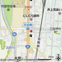 京都府舞鶴市引土104周辺の地図
