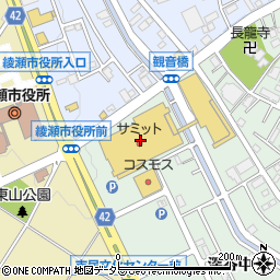 大戸屋綾瀬タウンヒルズＳＣ店周辺の地図