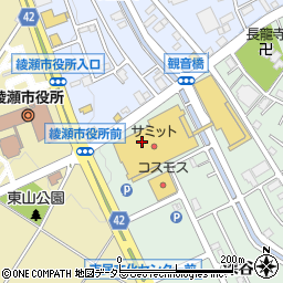 サイゼリヤ 綾瀬タウンヒルズ店周辺の地図