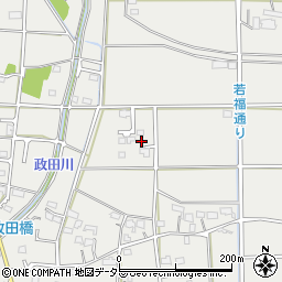 岐阜県本巣市政田718周辺の地図