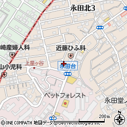 佐々木鉄工所永田寮周辺の地図