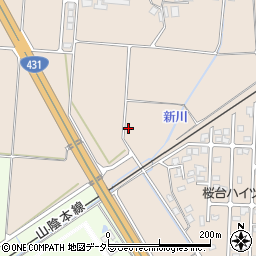 鳥取県米子市淀江町佐陀1638-5周辺の地図