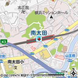 南太田駅周辺の地図