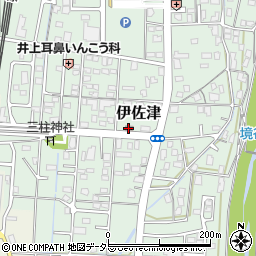 舞鶴中筋郵便局周辺の地図