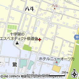 石尊神社周辺の地図