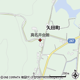 真名井会館周辺の地図