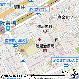 クレイシア横濱阪東橋周辺の地図