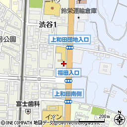 株式会社アセント　ドクタードライブ上和田南給油所周辺の地図