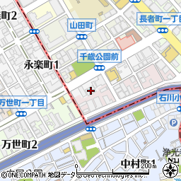 神奈川県横浜市中区千歳町4周辺の地図