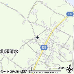 滋賀県高島市今津町深清水1221周辺の地図