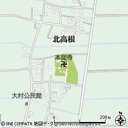 本従寺周辺の地図