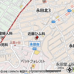 近藤ひふ科医院周辺の地図