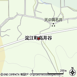 鳥取県米子市淀江町高井谷周辺の地図