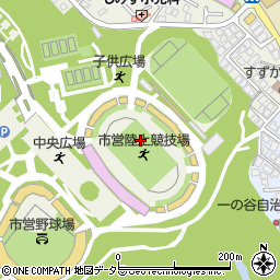 松江市営陸上競技場周辺の地図