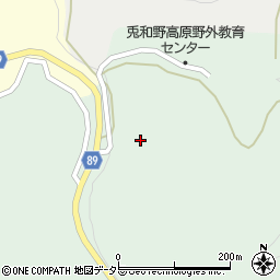 兵庫県立兎和野高原野外教育センター周辺の地図
