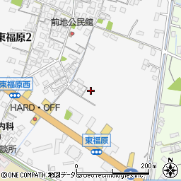 鳥取県米子市東福原2丁目17周辺の地図