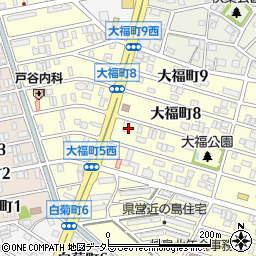 ローソン岐阜大福町店周辺の地図