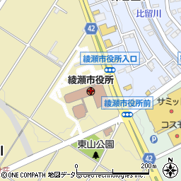 りそな銀行綾瀬市役所 ＡＴＭ周辺の地図
