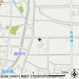 岐阜県本巣市政田712-1周辺の地図