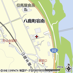 新但馬車検センター株式会社周辺の地図