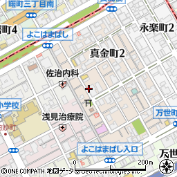 エクセルシオール　横浜阪東橋周辺の地図