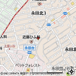 ビッグボーイ横浜永田北店周辺の地図