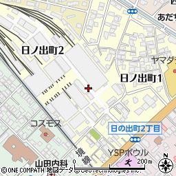 鳥取県米子市日ノ出町周辺の地図