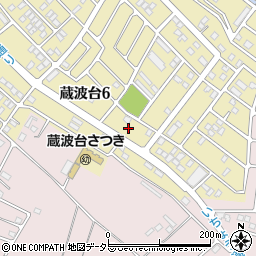 千葉県袖ケ浦市蔵波台6丁目25周辺の地図