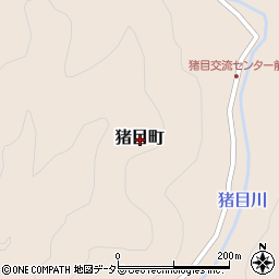 島根県出雲市猪目町周辺の地図