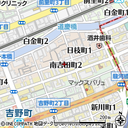 日枝東部町内会館周辺の地図