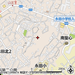 神奈川県横浜市南区永田北2丁目11周辺の地図