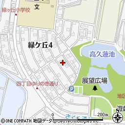 千葉県茂原市緑ケ丘周辺の地図