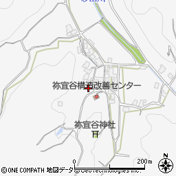 鳥取県鳥取市祢宜谷周辺の地図