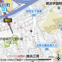 神奈川県横浜市中区石川町1丁目42周辺の地図