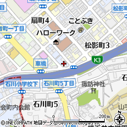 自治労横浜市従業員労働組合　自治労横浜市従業員労働組合教育支部周辺の地図