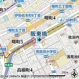 市営地下鉄阪東橋駅周辺の地図