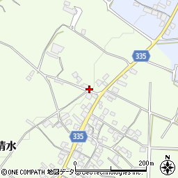 滋賀県高島市今津町深清水1189周辺の地図