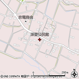 深萱公民館周辺の地図