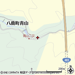 兵庫県養父市八鹿町青山298周辺の地図
