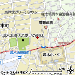 神奈川県横浜市保土ケ谷区境木本町3-1周辺の地図