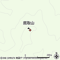 鷹取山周辺の地図