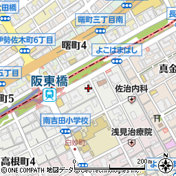 神奈川県横浜市南区高根町2丁目13-2周辺の地図