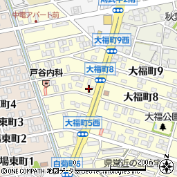 福千 大福店周辺の地図