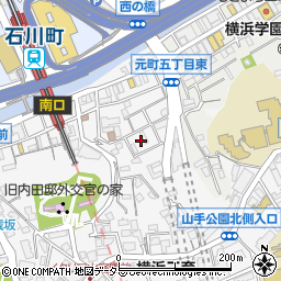 〒231-0868 神奈川県横浜市中区石川町の地図